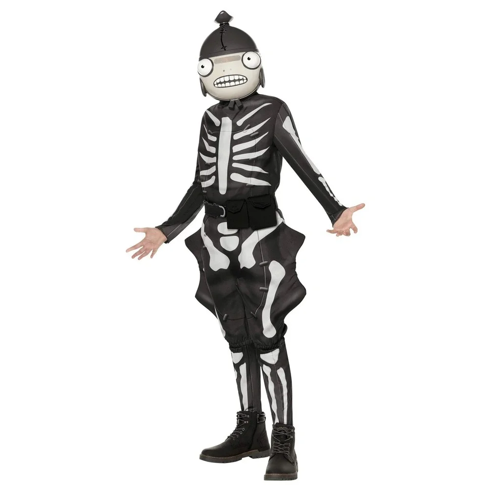 Fortnite Fishskull Youth Costume 3 Piece Set Size Medium 8-10 NIB New